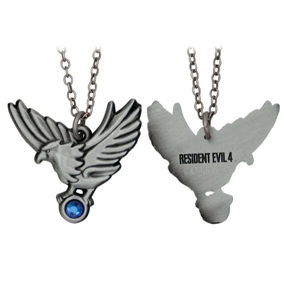 Resident Evil Claire Redfield & Ashley's Limited Edition Necklaces Official Set - Picture 8 of 8